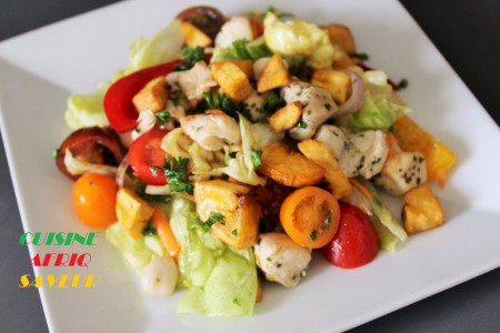Salade de Bananes Plantains -  (Vidéo) clic ici https://www.youtube.com/watch?v=T9-QEtP-m2Q
